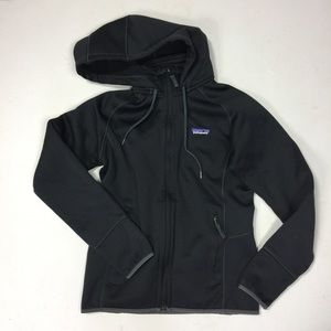 Patagonia full zip fleece black xs